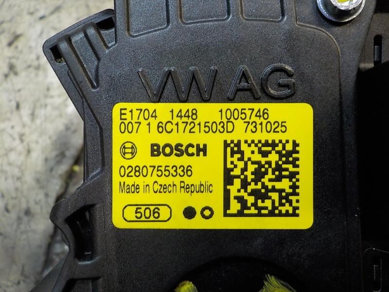 Recambio de potenciometro pedal para audi a1 sportback (8xf) attraction referencia OEM IAM 6C1721503D 6C1721503D 