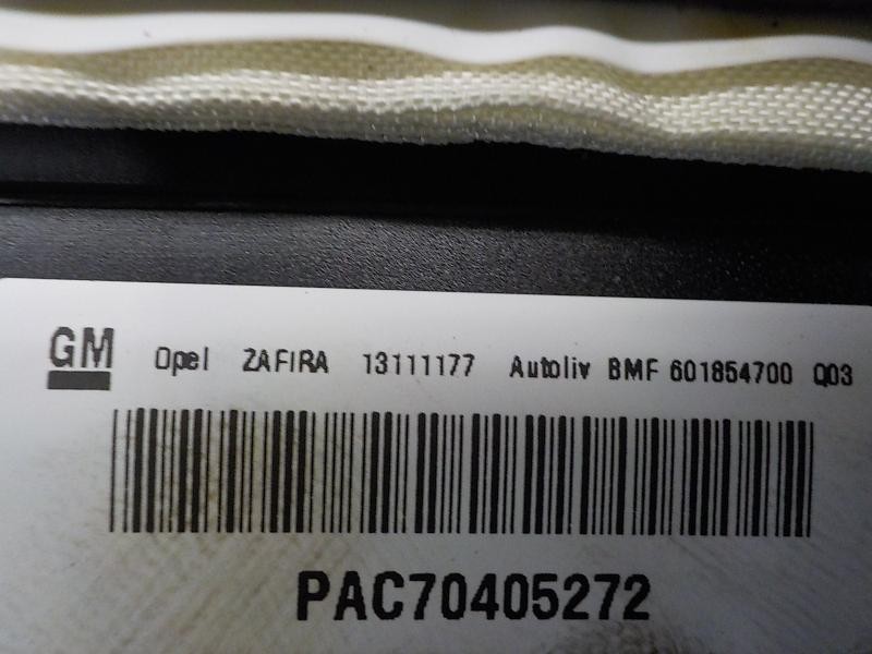 Recambio de airbag delantero derecho para opel zafira b 1.9 cdti referencia OEM IAM   