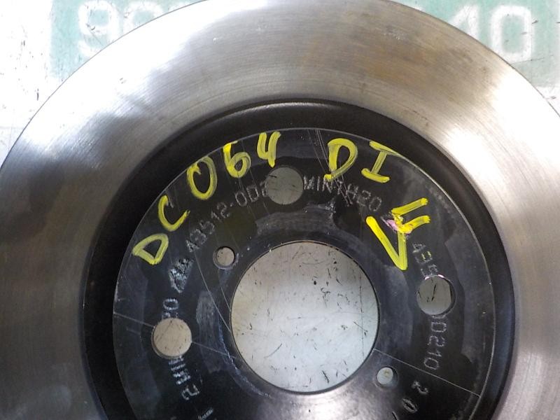 Recambio de disco freno delantero para toyota yaris referencia OEM IAM 435120D210  