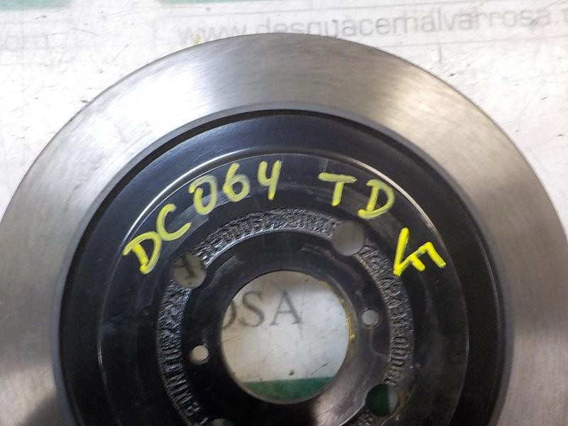 Recambio de disco freno trasero para toyota yaris referencia OEM IAM 424310D060  