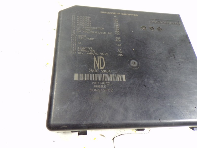 Recambio de caja reles / fusibles para nissan x-trail (t32) acenta 4x4 referencia OEM IAM 284B75NA0A 284B75NA0A 