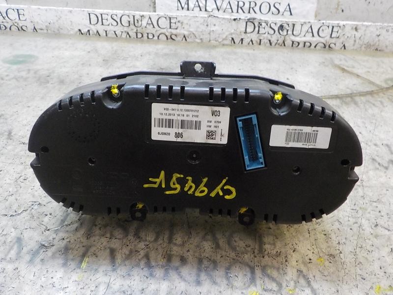 Recambio de cuadro instrumentos para seat ibiza (6j5) 1.2 tsi referencia OEM IAM 6J0920806 6J0920806 