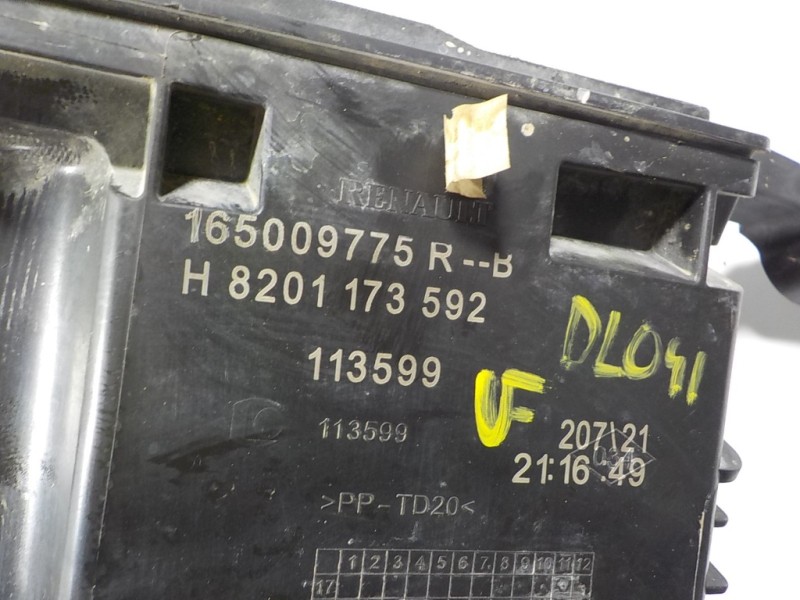 Recambio de filtro aire para dacia lodgy 1.5 dci diesel fap cat referencia OEM IAM 165009775R 165009775R 