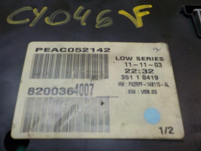 Recambio de cuadro instrumentos para renault megane ii berlina 3p 1.5 dci diesel referencia OEM IAM   