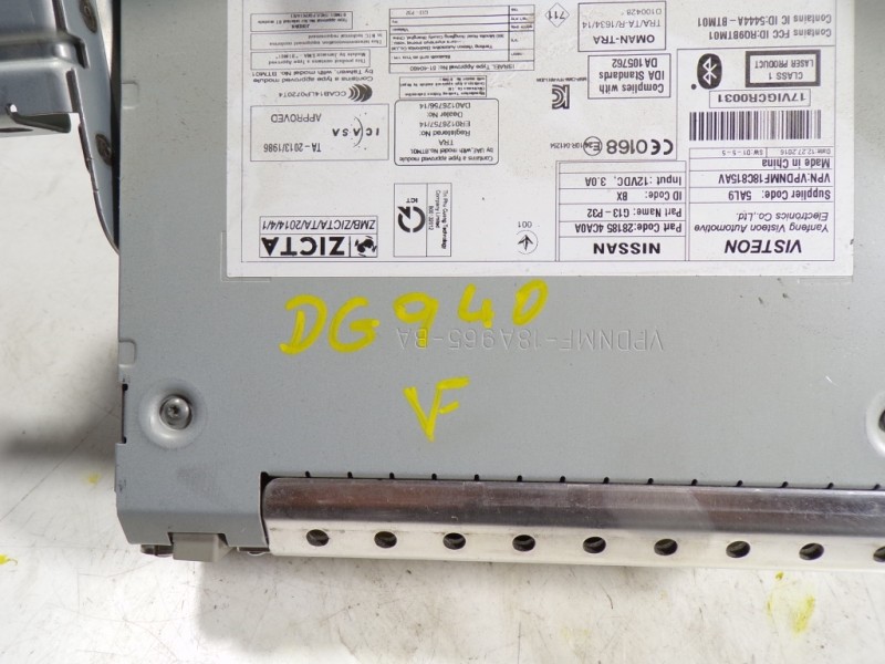 Recambio de sistema audio / radio cd para nissan x-trail (t32) acenta 4x4 referencia OEM IAM 281854CA0A 281854CA0A 