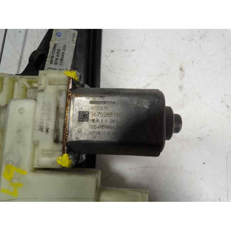 Recambio de elevalunas trasero derecho para citroën c4 picasso 1.6 hdi fap referencia OEM IAM 9676172380 9675288180 