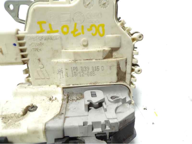 Recambio de cerradura puerta trasera izquierda para seat leon (1p1) 1.6 tdi referencia OEM IAM 1P1837015B 1P1837015B 