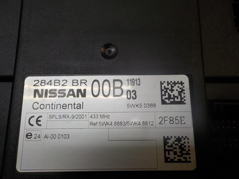 Recambio de modulo electronico para nissan qashqai (j10) 1.5 dci turbodiesel cat referencia OEM IAM 284B2BR00B  