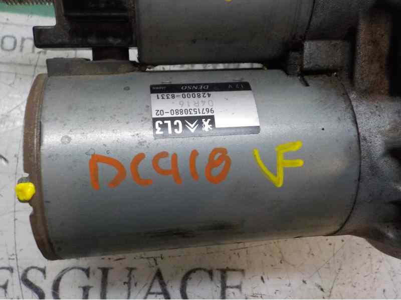 Recambio de motor arranque para citroën c3 1.2 12v vti referencia OEM IAM 9688477380  