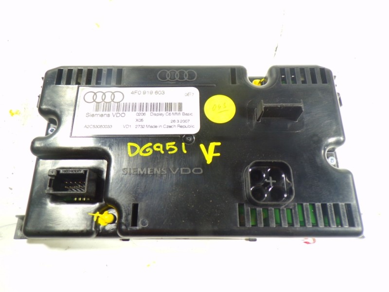 Recambio de pantalla multifuncion para audi q7 (4l) 3.0 tdi referencia OEM IAM 4F0919603 4F0919603 A2C53080033