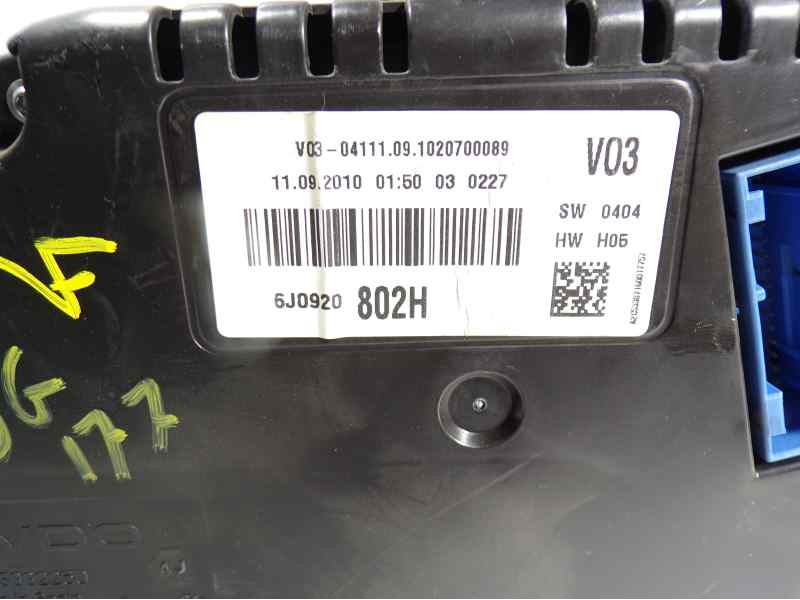 Recambio de cuadro instrumentos para seat ibiza (6j5) 1.2 tdi referencia OEM IAM   