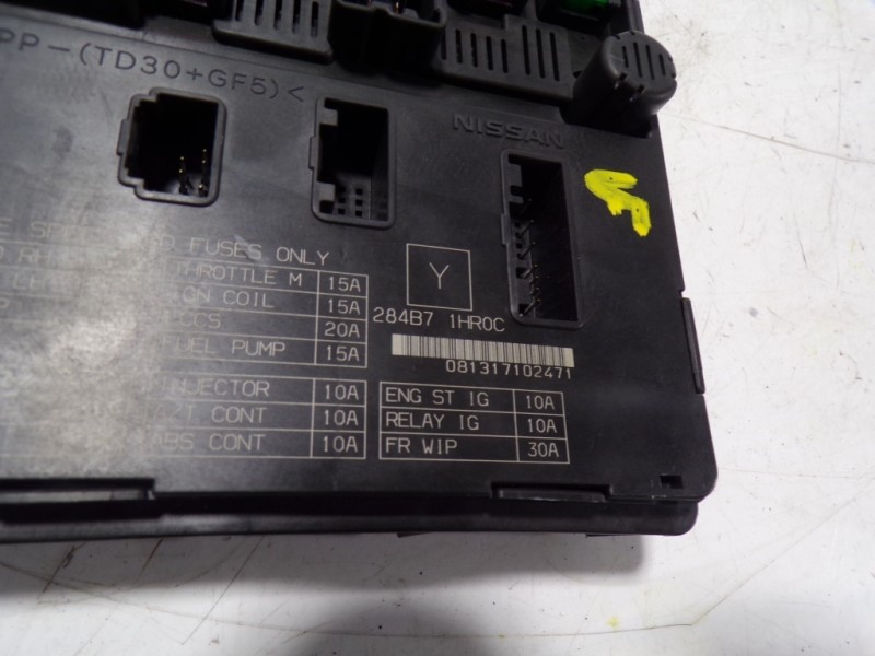 Recambio de caja reles / fusibles para nissan micra (k13) 1.2 cat referencia OEM IAM 284B71HR0C 284B71HR0C 