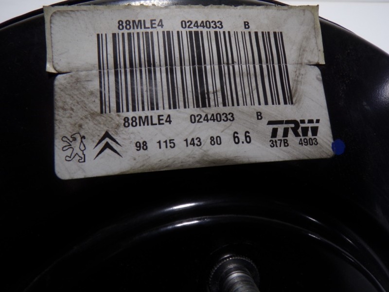 Recambio de servofreno para peugeot 208 1.6 blue-hdi fap referencia OEM IAM 1609894980 9811514380 8MLE40244033