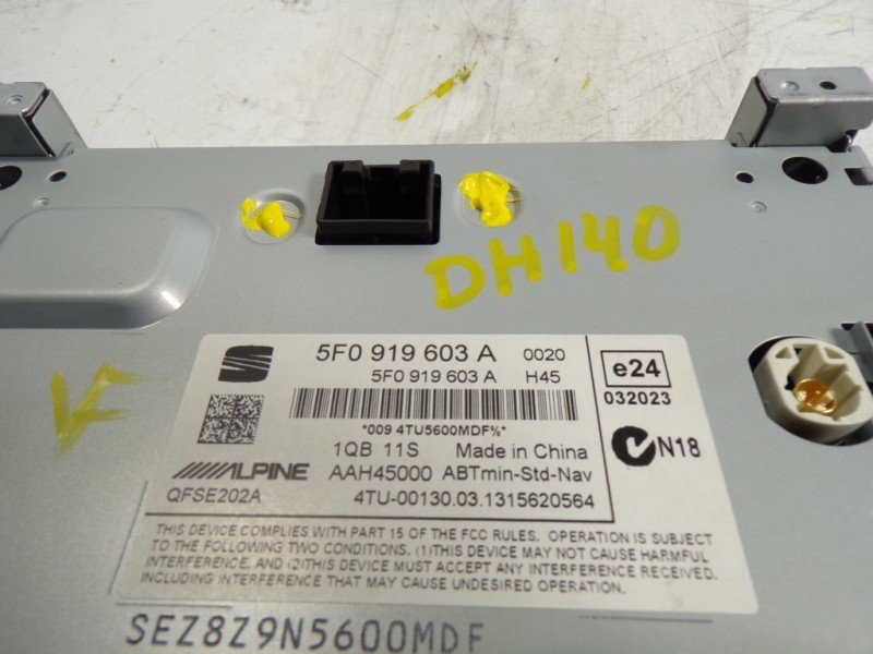 Recambio de sistema navegacion gps para seat leon sc (5f5) fr referencia OEM IAM 5F0919603A1QB 5F0919603A 