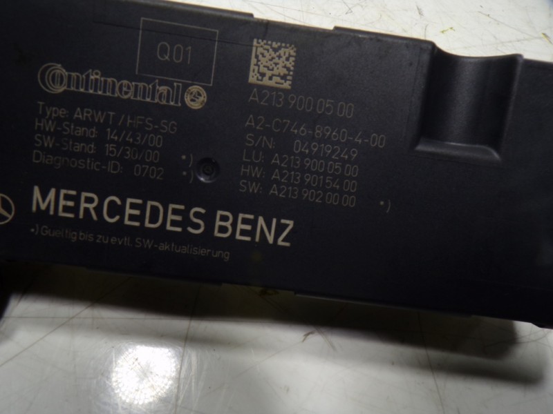 Recambio de modulo electronico para mercedes-benz clase glc (w253) 2.0 cgi cat referencia OEM IAM A2139000500 A2139000500 