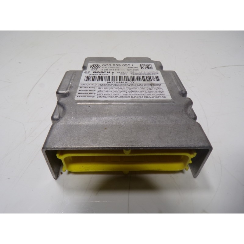 Recambio de centralita airbag para skoda rapid 1.6 tdi dpf referencia OEM IAM 6C0959655L 6C0959655L 0285013117