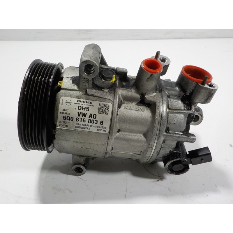 Recambio de compresor aire acondicionado para skoda rapid 1.6 tdi dpf referencia OEM IAM 5Q0816803D 5Q0816803B 