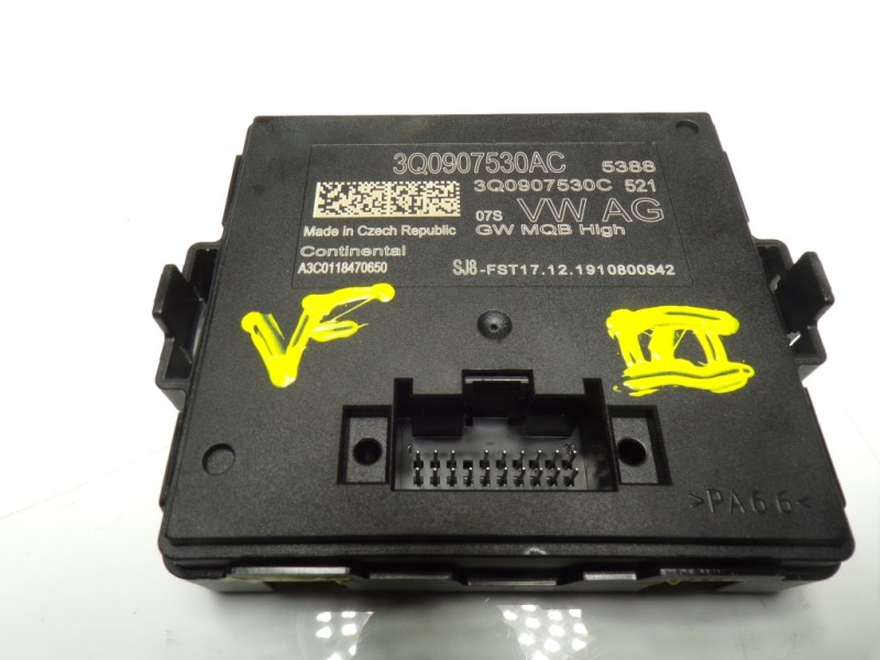 Recambio de modulo electronico para audi a1 sportback (gba) 1.0 tfsi referencia OEM IAM 3Q0907530AC 3Q0907530AC 