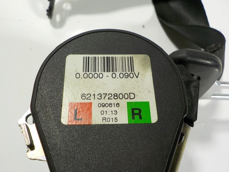 Recambio de cinturon seguridad trasero derecho para seat toledo (kg3) 1.6 tdi referencia OEM IAM 5JH857447CRAA 621372800D 