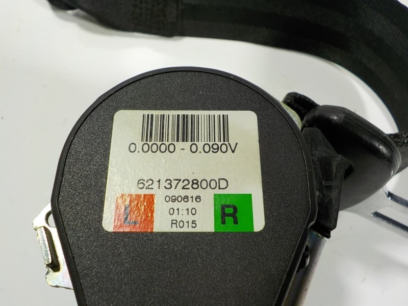 Recambio de cinturon seguridad trasero izquierdo para seat toledo (kg3) 1.6 tdi referencia OEM IAM 5JH857447CRAA 621372800D 