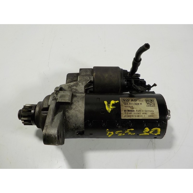 Recambio de motor arranque para seat toledo (kg3) 1.6 tdi referencia OEM IAM 02Z911024H 02Z911024H 0001153007