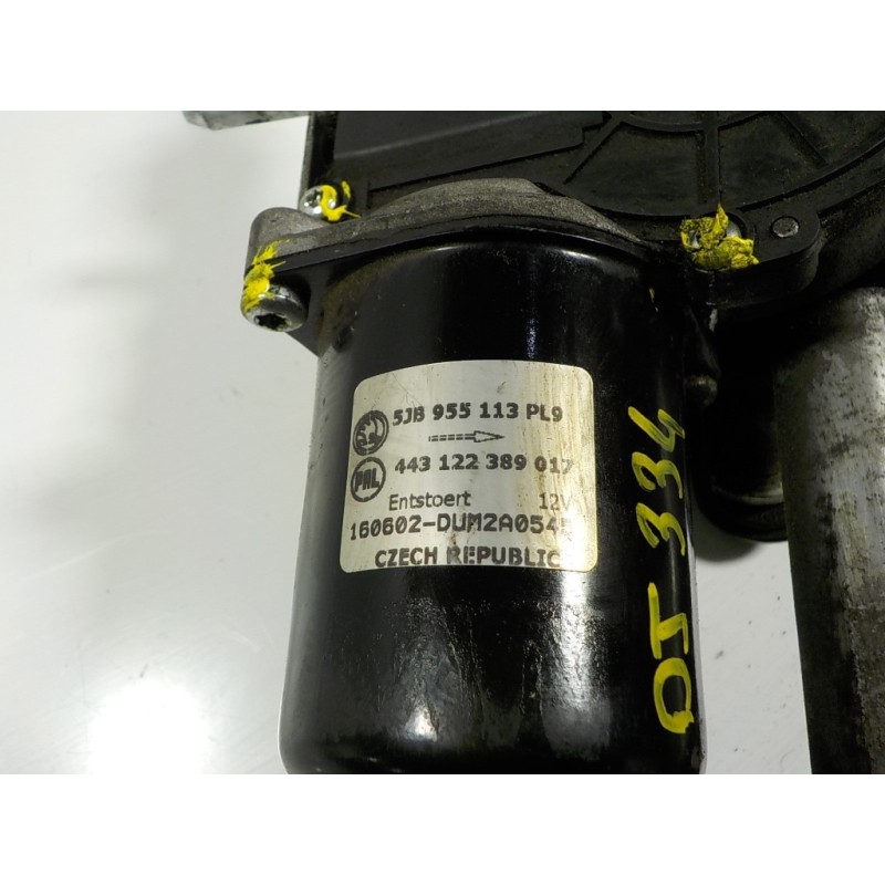 Recambio de motor limpia delantero para seat toledo (kg3) 1.6 tdi referencia OEM IAM 5JB955113A 5JB955113 443122389017