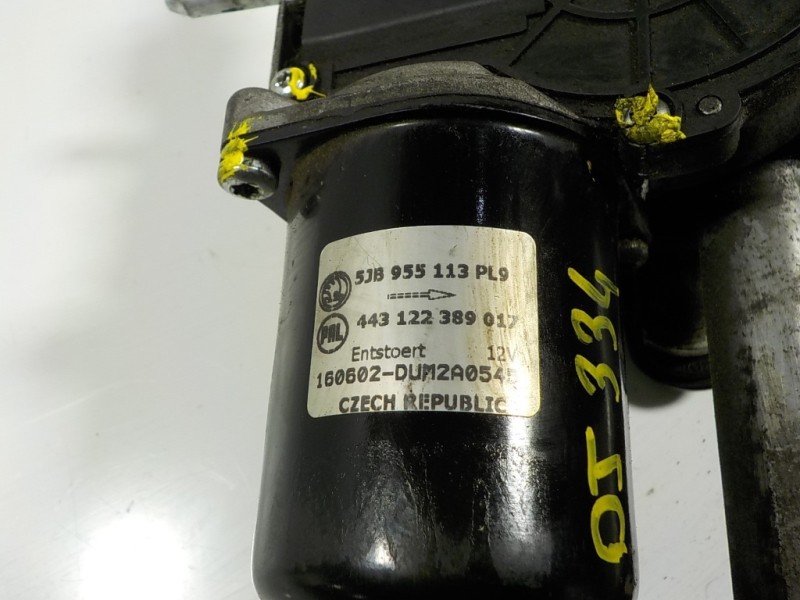 Recambio de motor limpia delantero para seat toledo (kg3) 1.6 tdi referencia OEM IAM 5JB955113A 5JB955113 443122389017