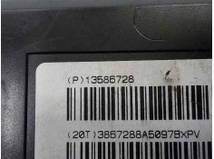 Recambio de modulo electronico para opel astra j lim. 1.4 16v turbo cat (a 14 net / luj) referencia OEM IAM 13586728 13586728  2