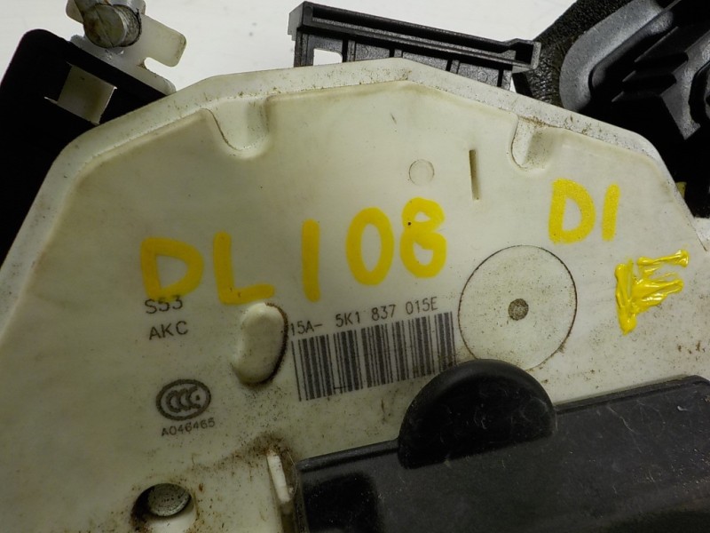 Recambio de cerradura puerta delantera izquierda para volkswagen polo (6c1) 1.4 tdi referencia OEM IAM 5K1837015J 15A5K1837015E 