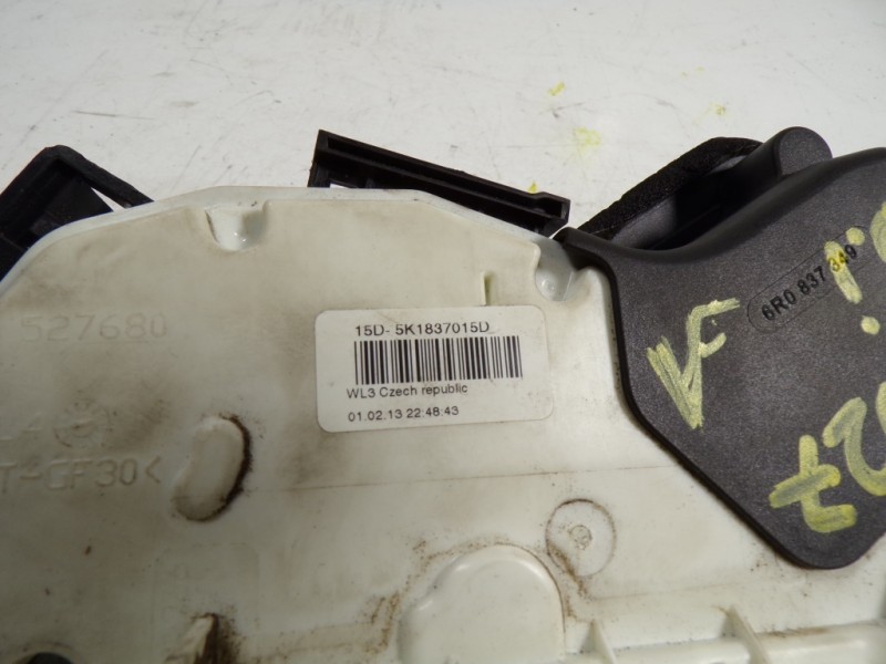 Recambio de cerradura puerta delantera izquierda para volkswagen polo (6r1) 1.6 tdi referencia OEM IAM 5K1837015H 5K1837015D 