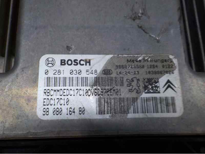 Recambio de centralita motor uce para peugeot 308 1.6 hdi referencia OEM IAM 1610808580 9808016580 0281030548