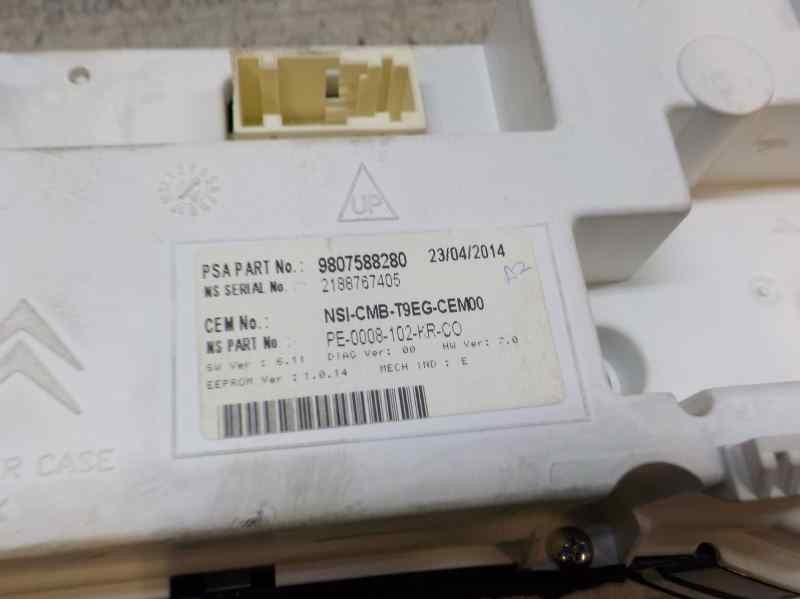 Recambio de cuadro instrumentos para peugeot 308 1.6 hdi referencia OEM IAM 9807588280 9807588280 