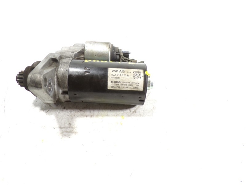 Recambio de motor arranque para volkswagen polo (6r1) 1.6 tdi referencia OEM IAM 02Z911023NX 02Z911023N 0001123028