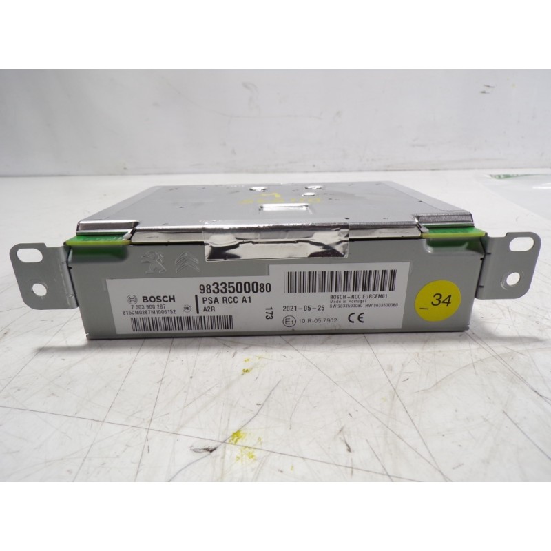 Recambio de sistema audio / radio cd para toyota proace city 1.2 12v referencia OEM IAM  9833500080 