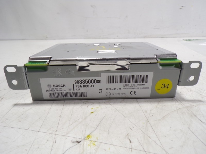 Recambio de sistema audio / radio cd para toyota proace city 1.2 12v referencia OEM IAM  9833500080 