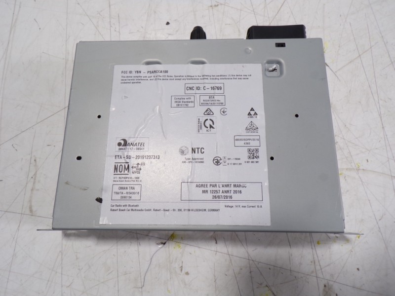 Recambio de sistema audio / radio cd para toyota proace city 1.2 12v referencia OEM IAM  9833500080 