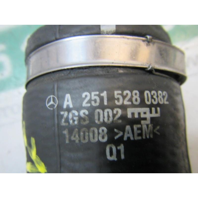 Recambio de tubo intercooler para mercedes-benz clase r (w251) 3.0 cdi cat referencia OEM IAM A2515280382 A2515280382 