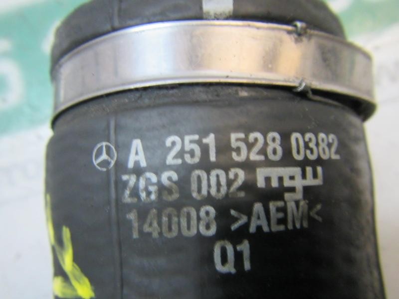 Recambio de tubo intercooler para mercedes-benz clase r (w251) 3.0 cdi cat referencia OEM IAM A2515280382 A2515280382 