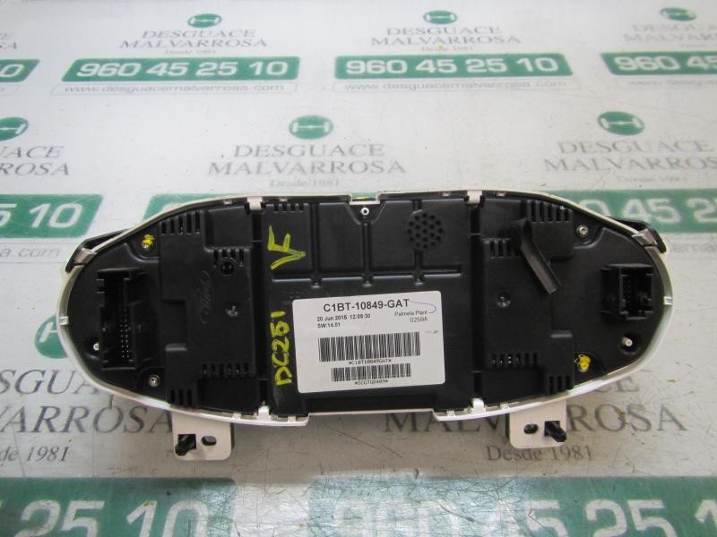 Recambio de cuadro instrumentos para ford fiesta (ccn) titanium referencia OEM IAM 2086528 C1BT10849GAT 