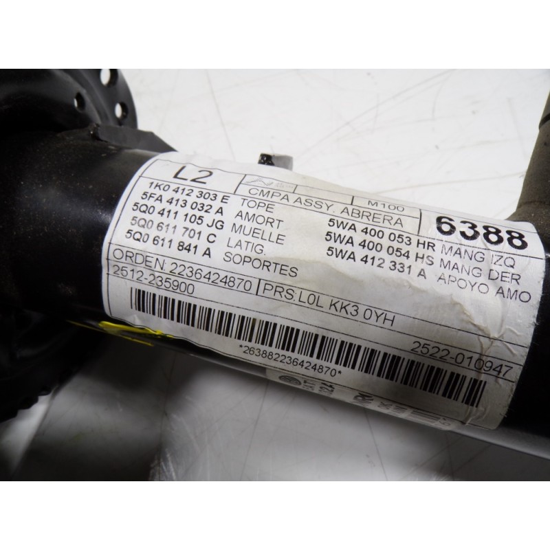 Recambio de amortiguador delantero izquierdo para cupra leon sportstourer (kl8) vz 2.0 tsi 4drive referencia OEM IAM 5FA413032A 