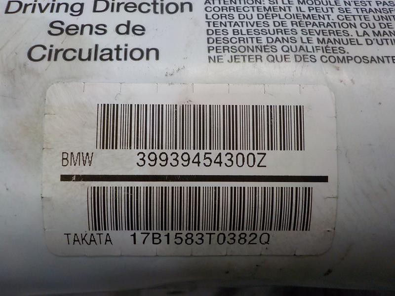 Recambio de airbag delantero derecho para bmw serie 3 compact (e46) 316ti referencia OEM IAM 72126998950 39939454300Z 3993945430