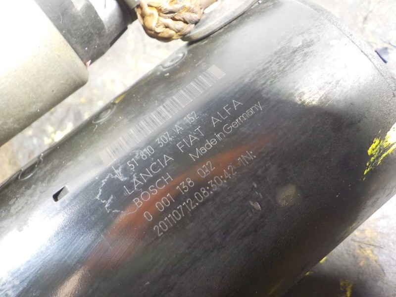 Recambio de motor arranque para peugeot bipper 1.3 16v hdi fap referencia OEM IAM  51810307A 