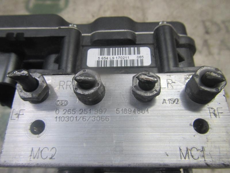 Recambio de abs para fiat punto (evo) (199) dynamic referencia OEM IAM 71769301 0265251997 0265251997