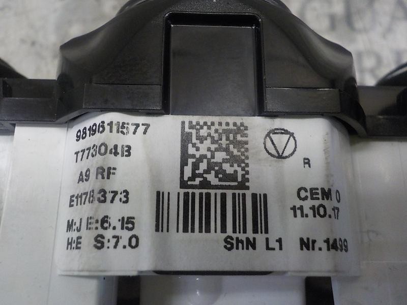 Recambio de mando calefaccion / aire acondicionado para peugeot 2008 (--.2013) style referencia OEM IAM 9672248380 9819611577 