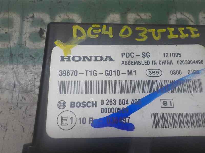 Recambio de modulo electronico para honda cr-v 2.2 dtec cat referencia OEM IAM 39670T1GG01 39670T1GG010M1 0263004496