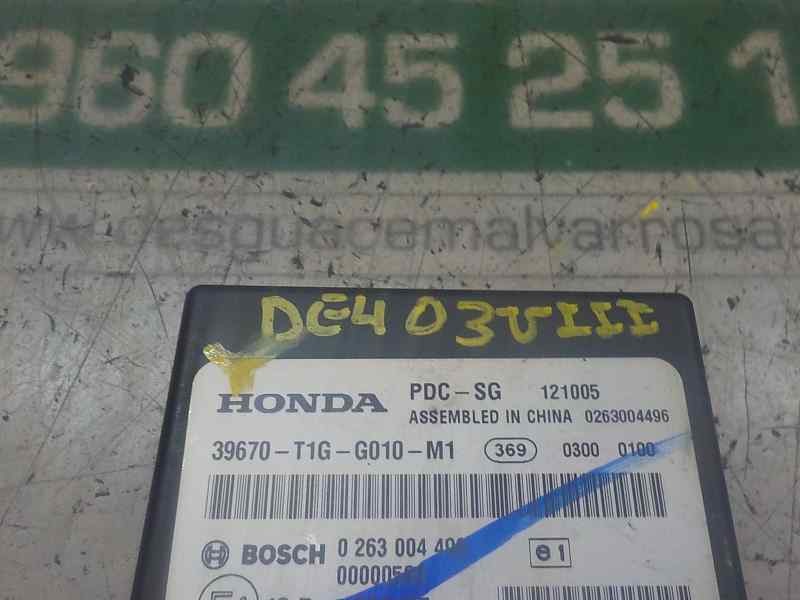 Recambio de modulo electronico para honda cr-v 2.2 dtec cat referencia OEM IAM 39670T1GG01 39670T1GG010M1 0263004496