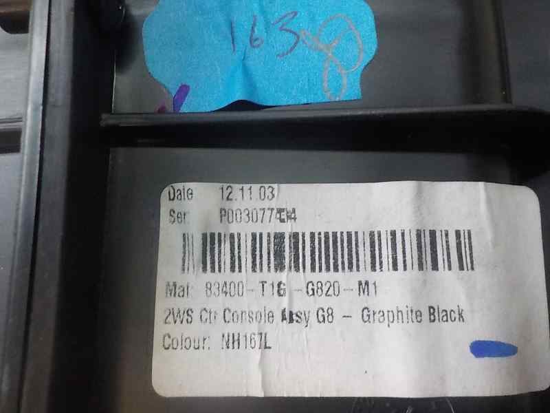 Recambio de apoyabrazos central para honda cr-v 2.2 dtec cat referencia OEM IAM 83461T0AH21ZD 83400T1GG820M1 