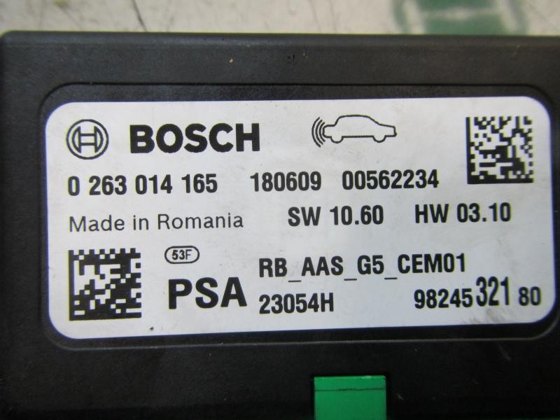 Recambio de modulo electronico para citroën c-elysée exclusive referencia OEM IAM 1609289180  