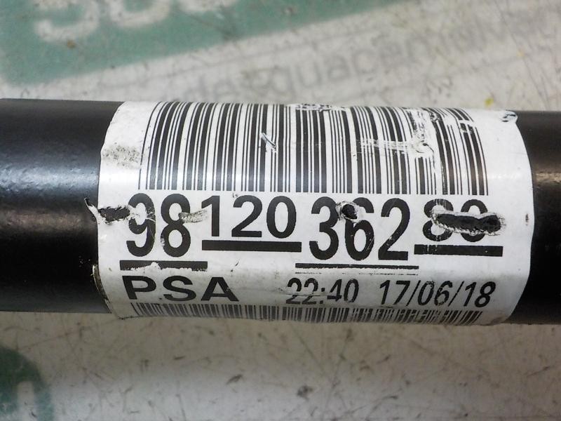 Recambio de transmision izquierda para citroën c-elysée exclusive referencia OEM IAM 9812036280  