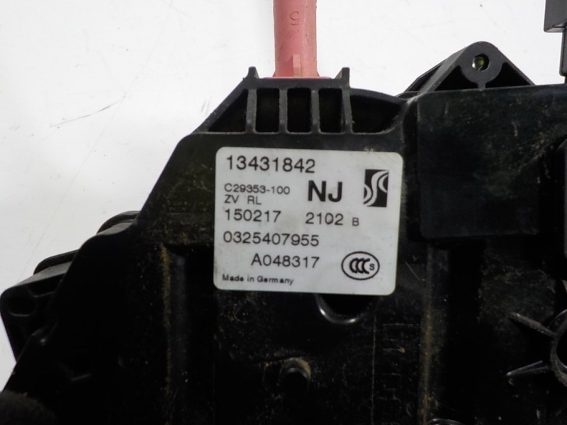 Recambio de cerradura puerta trasera izquierda para opel corsa e 1.4 referencia OEM IAM  13431842 